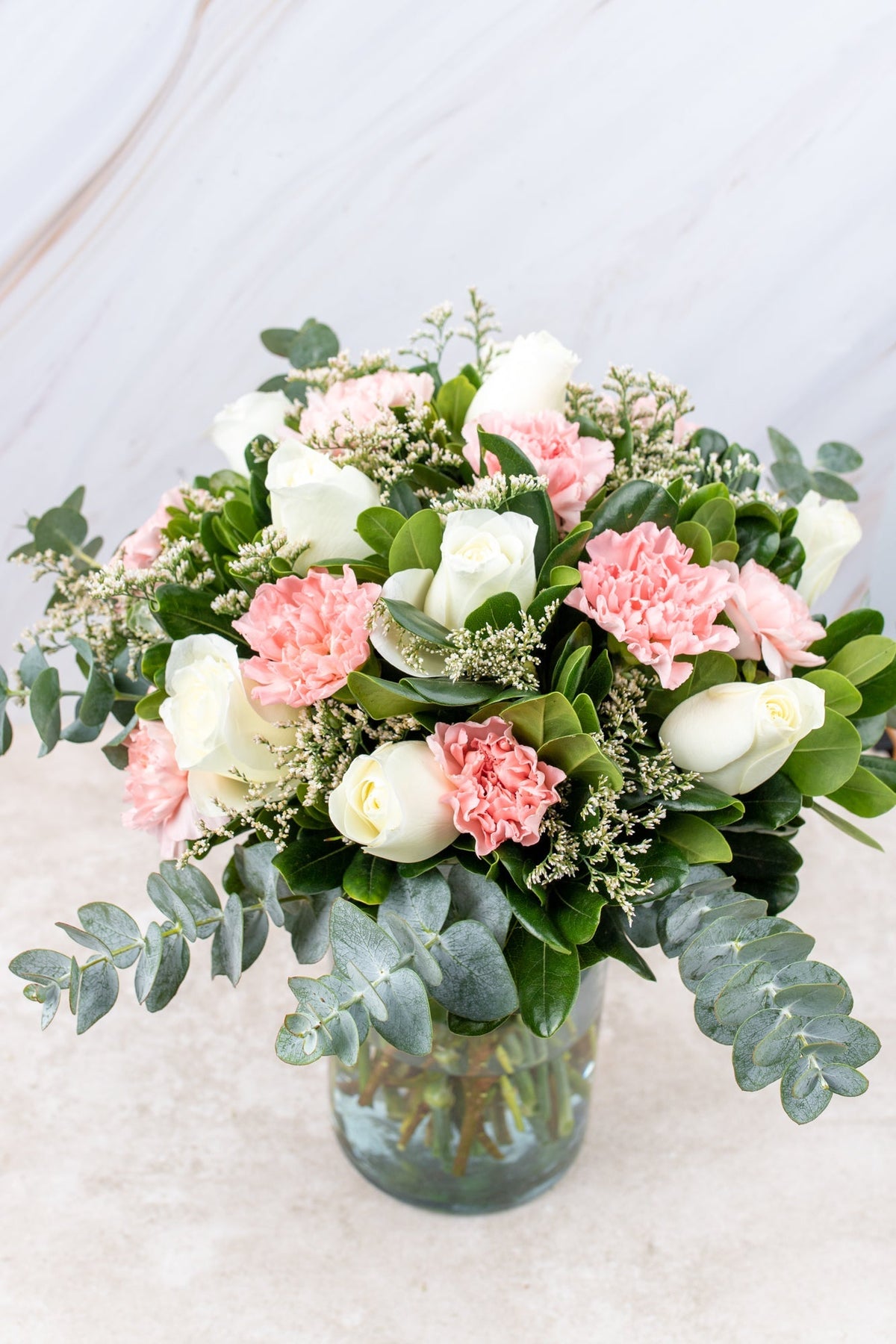 Arabella - Rosa Blanca y Clavel Rosa XAL
