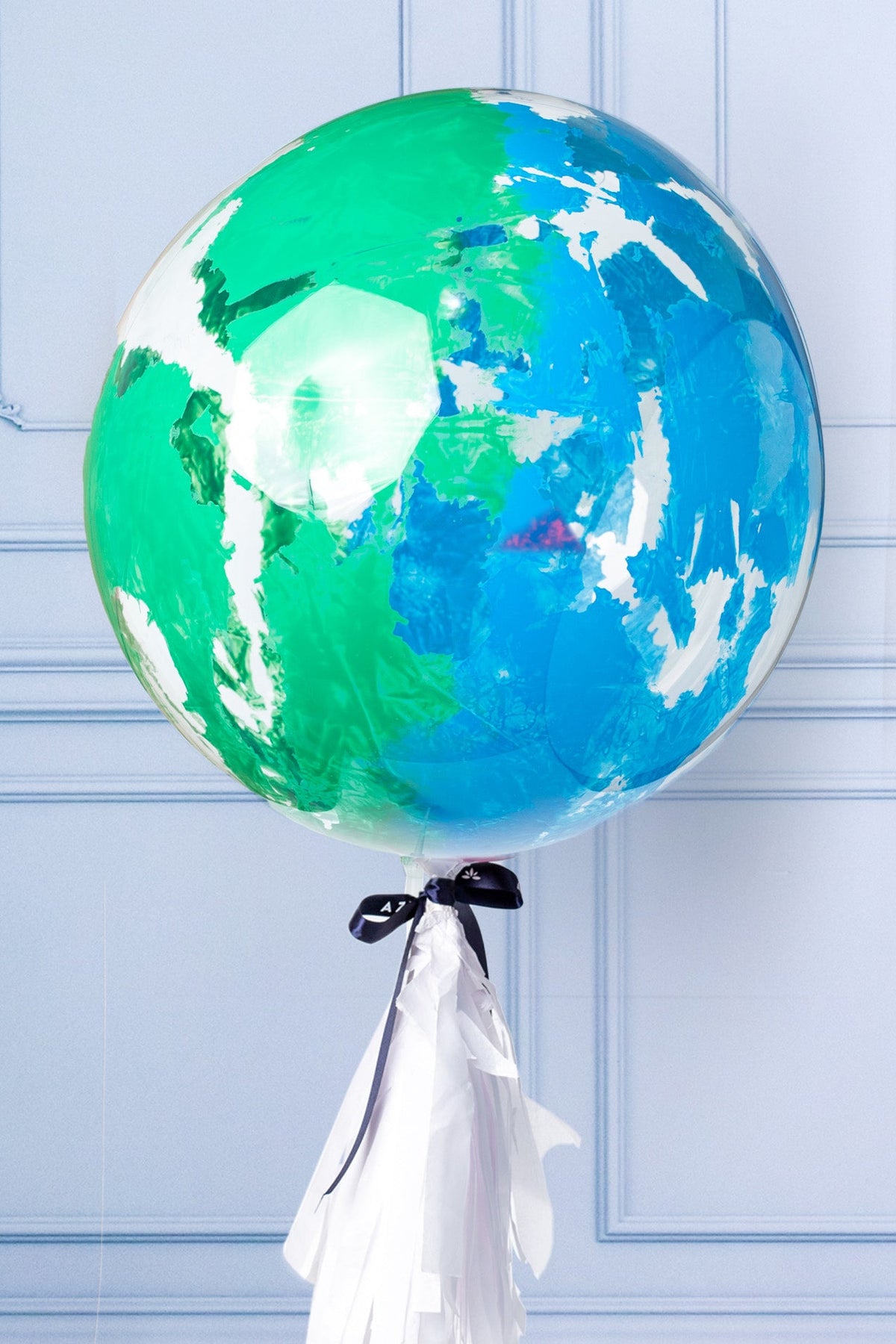 Color Explosion Balloon - Blue and Green