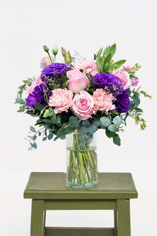 Nobleza // Rosa Clarita, Clavel Rosa y Lisianthus APO