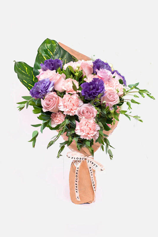 Amor Bonito - Rosa Clarita, Clavel Rosa y Lisianthus XAL