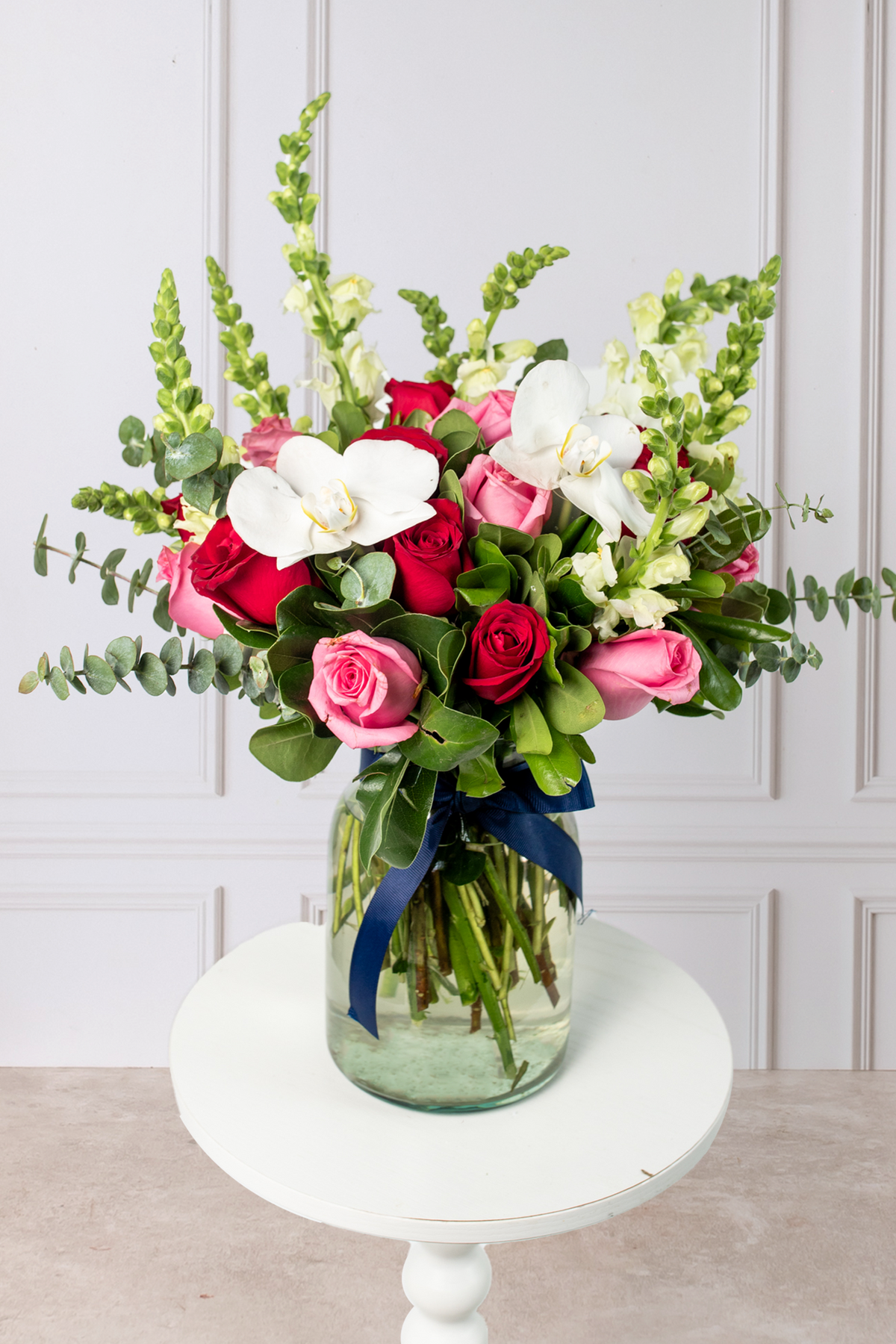 Latido - Arreglo de Rosas Rojas y Rosas con Orquídea Atizapán