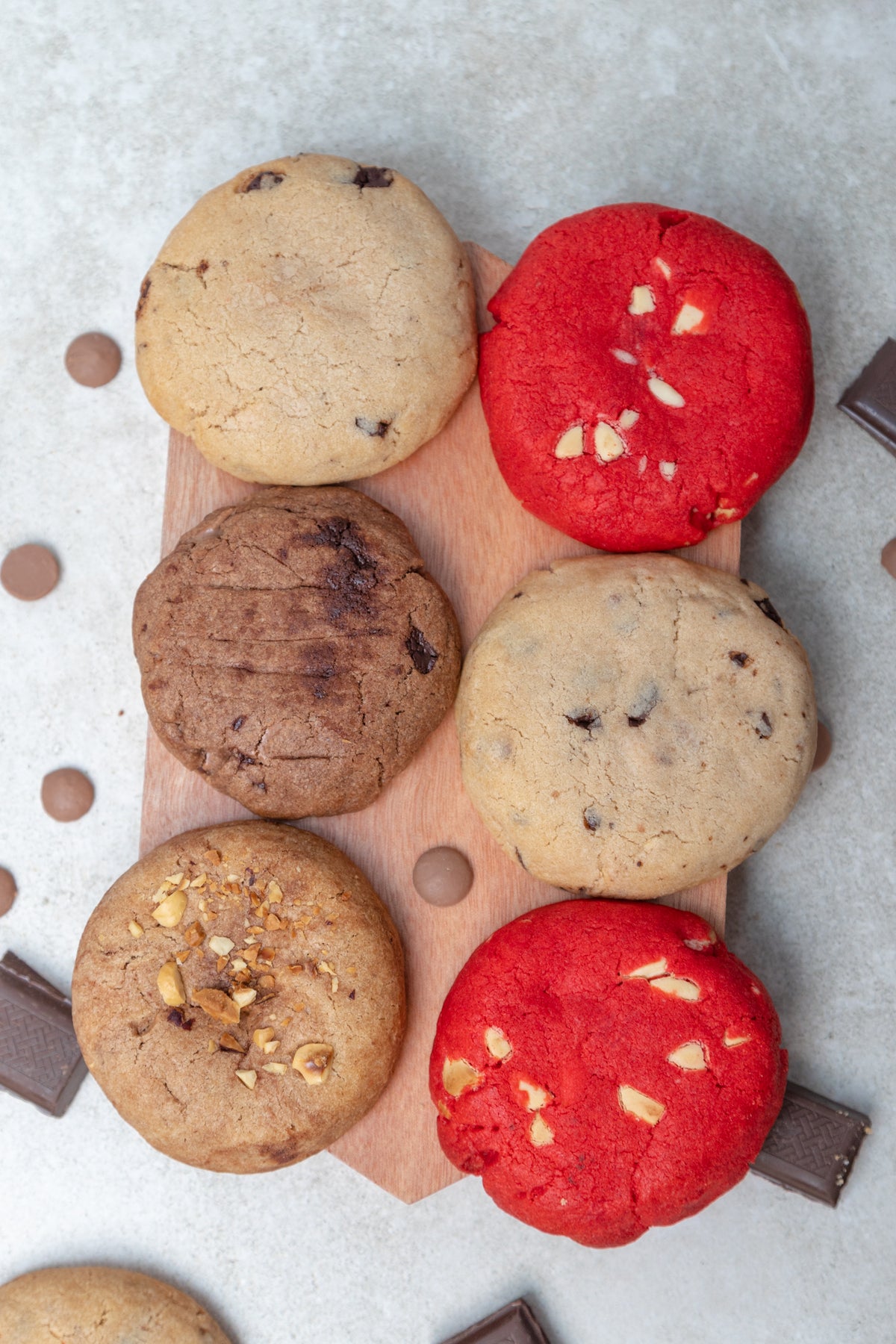 New York Style Cookies - Assortment of 6