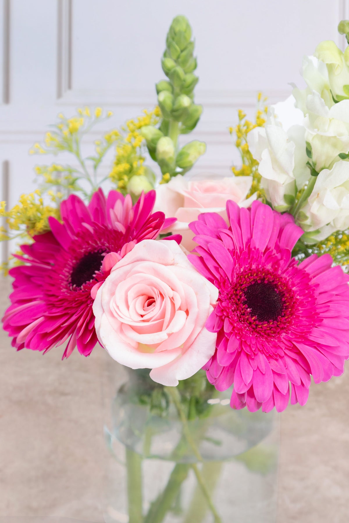 Centerpiece 2 - Gerberas in a Glass Jar