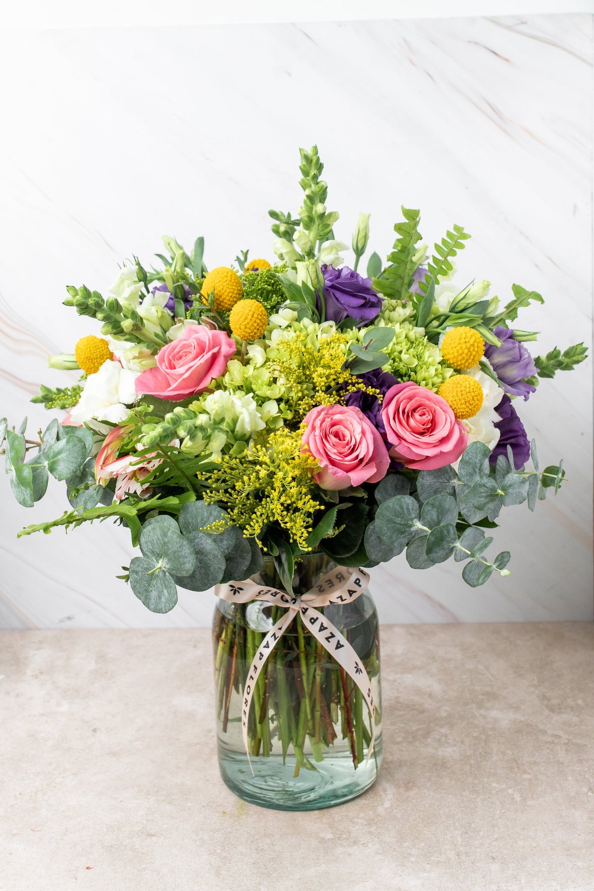 Amor Propio - Rosa Clarita, Hortensia y Lisianthus XAL