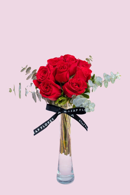 12 Rosas Rojas - Flores ACA