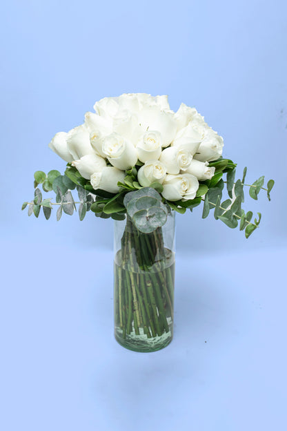 Love and Peace // White Rose