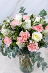 Arabella - Rosa Blanca y Clavel Rosa CDMX Sur