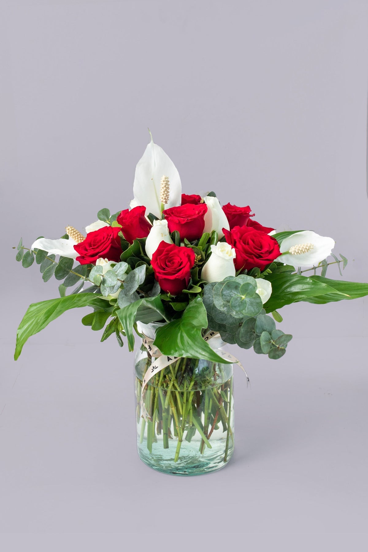 Tropical Air // Red and White Rose with Moses Cradle SNL