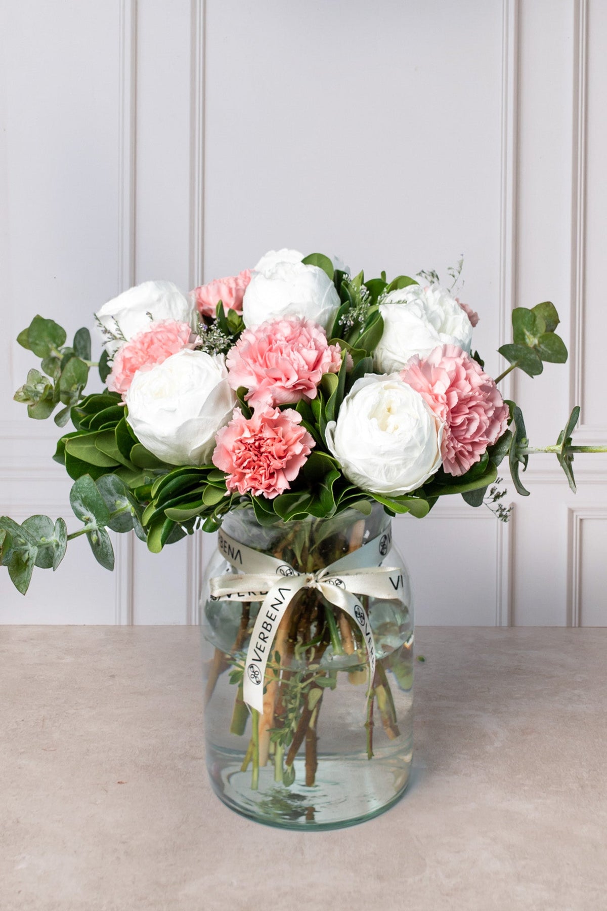 Pura Vida - White Peony and Pink Carnation